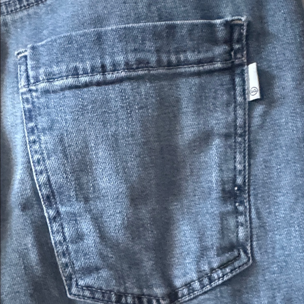 AG Adriano Goldschmied Blue Wide Leg Jeans - Picture 8 of 9